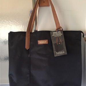 SERRA Nylon Spring Travel Tote with Attached Coin Purse